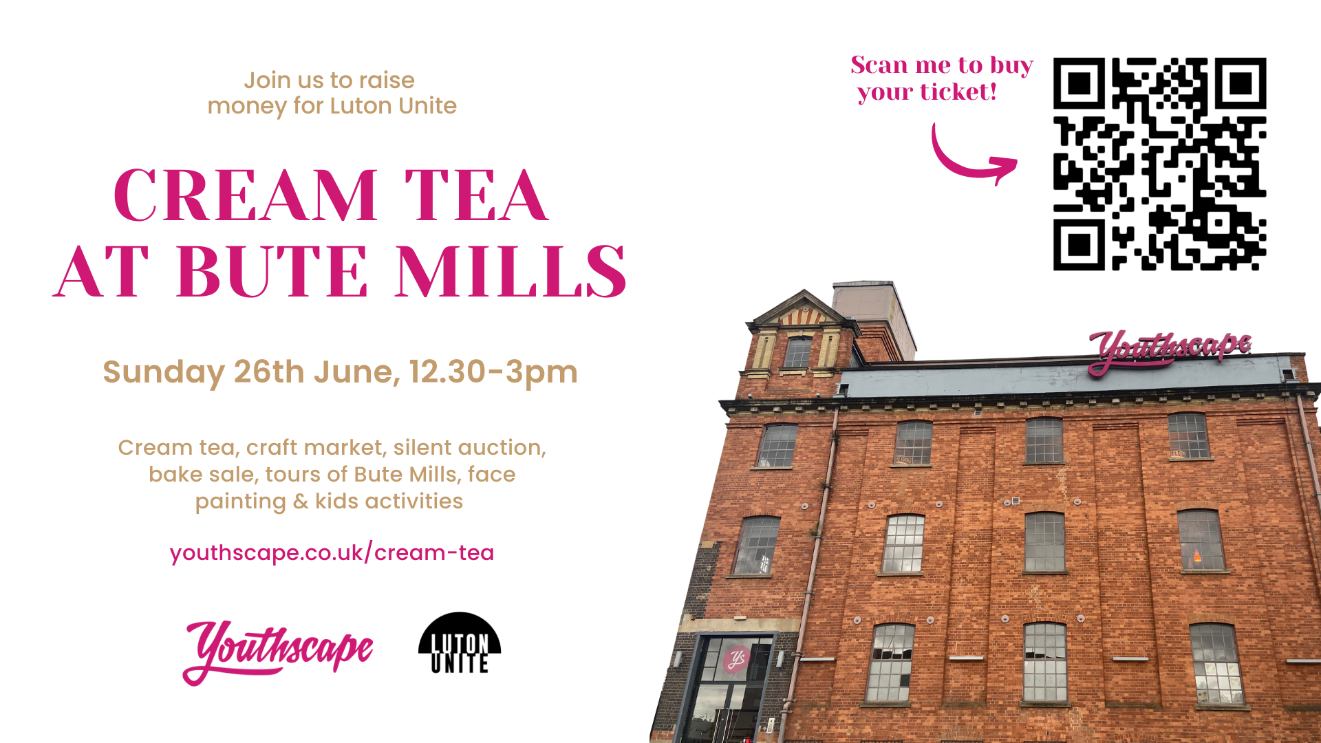 Bute Mills Cream Tea poster