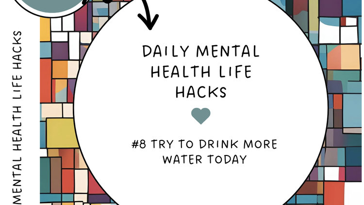 #8 Try to drink more water today