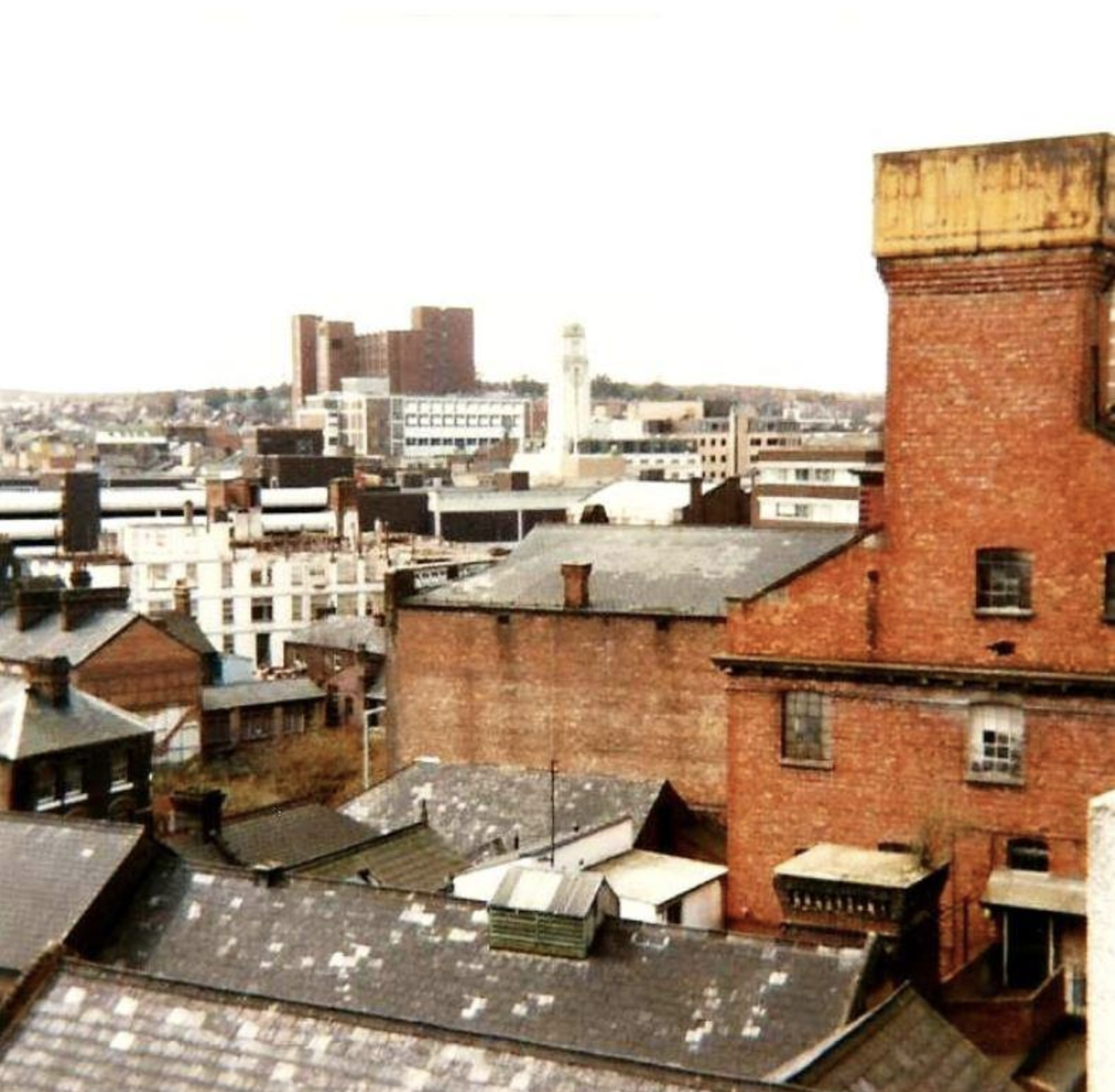 This photo from 1983 shows the external door on floor 1