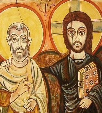 Christ and the Abbot
