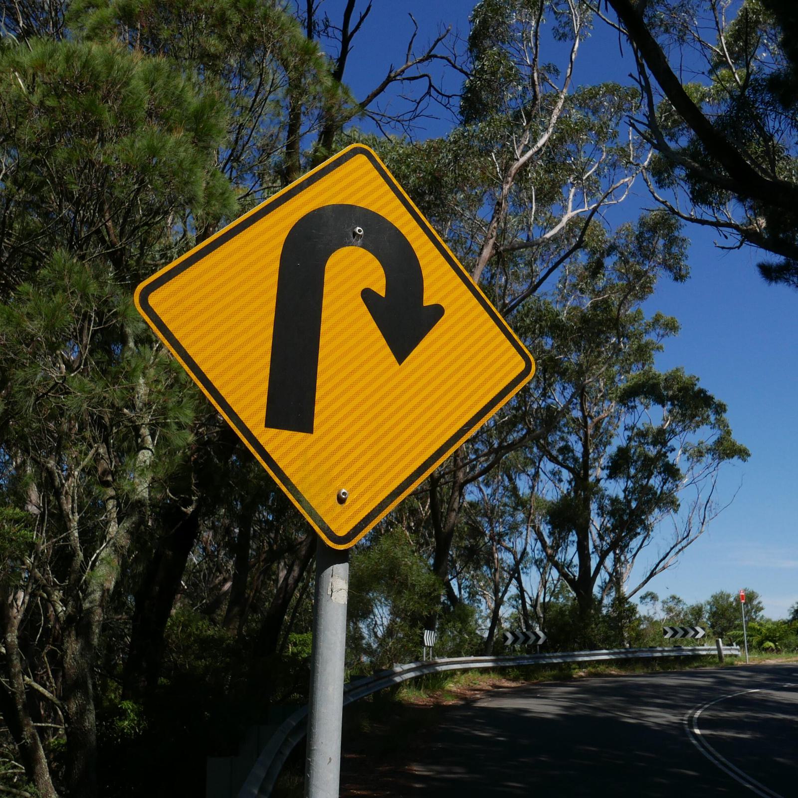 sign-direction-u-turn-change
