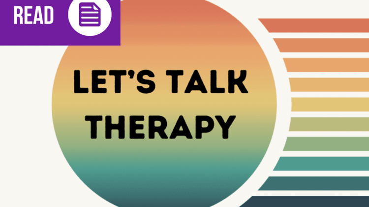Let's Talk about Therapy