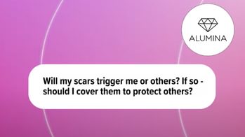 How do I build in confidence to expose my self-harm scars?