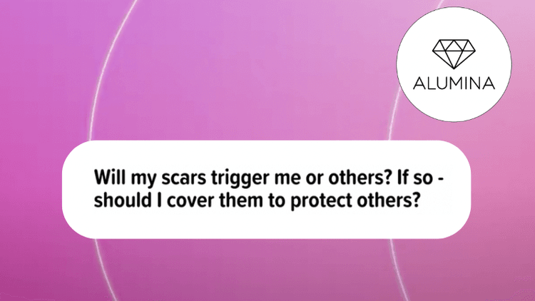 How do I build in confidence to expose my self-harm scars?