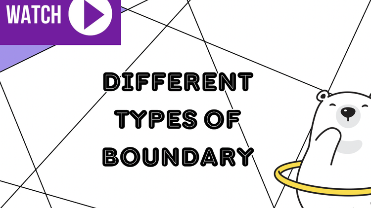 Setting Boundaries- Different types of boundary