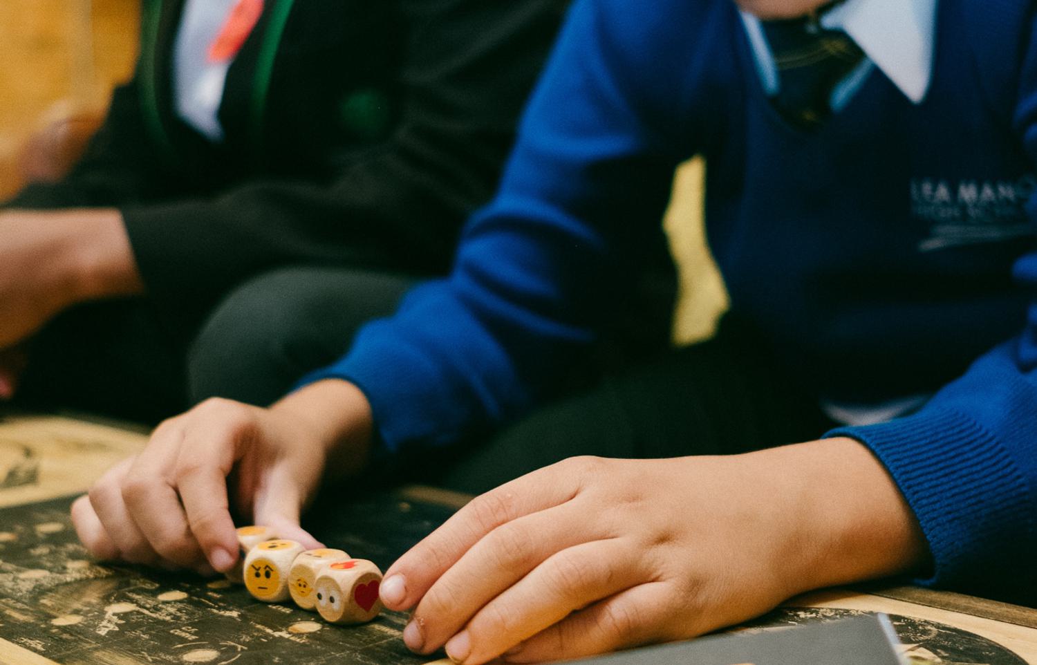 Explore emotions through these six dice